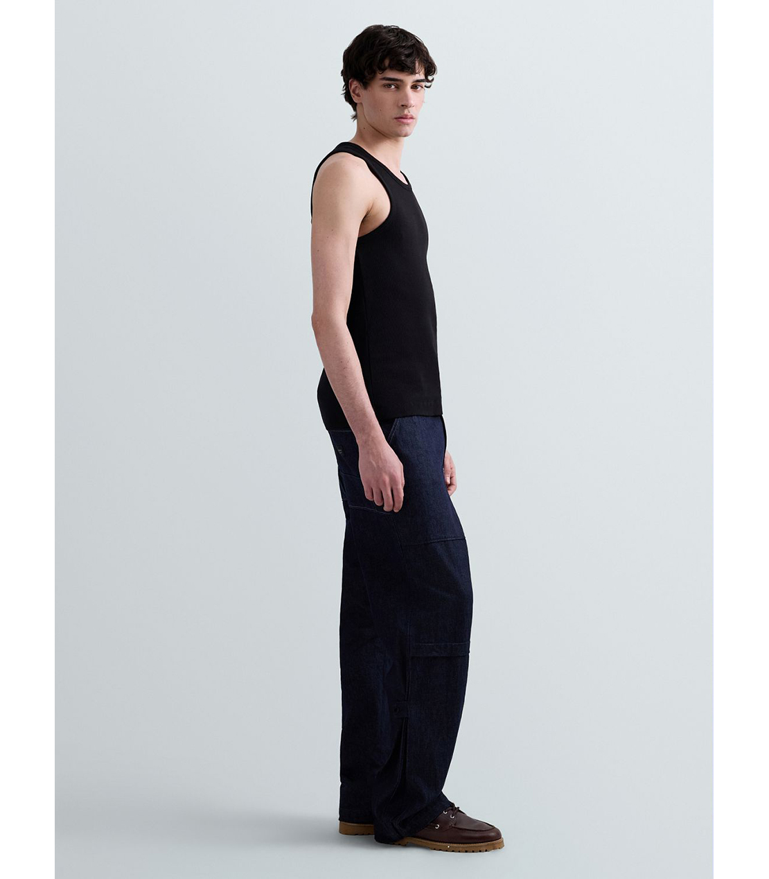 リブニットタンクトップ 詳細画像 ブラック 4